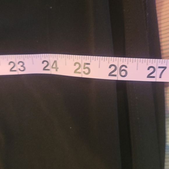 A.U.W black blouse. Gold piece on neckline. Size 1X. - Picture 10 of 10